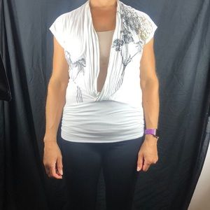 Cream blouse very comfy